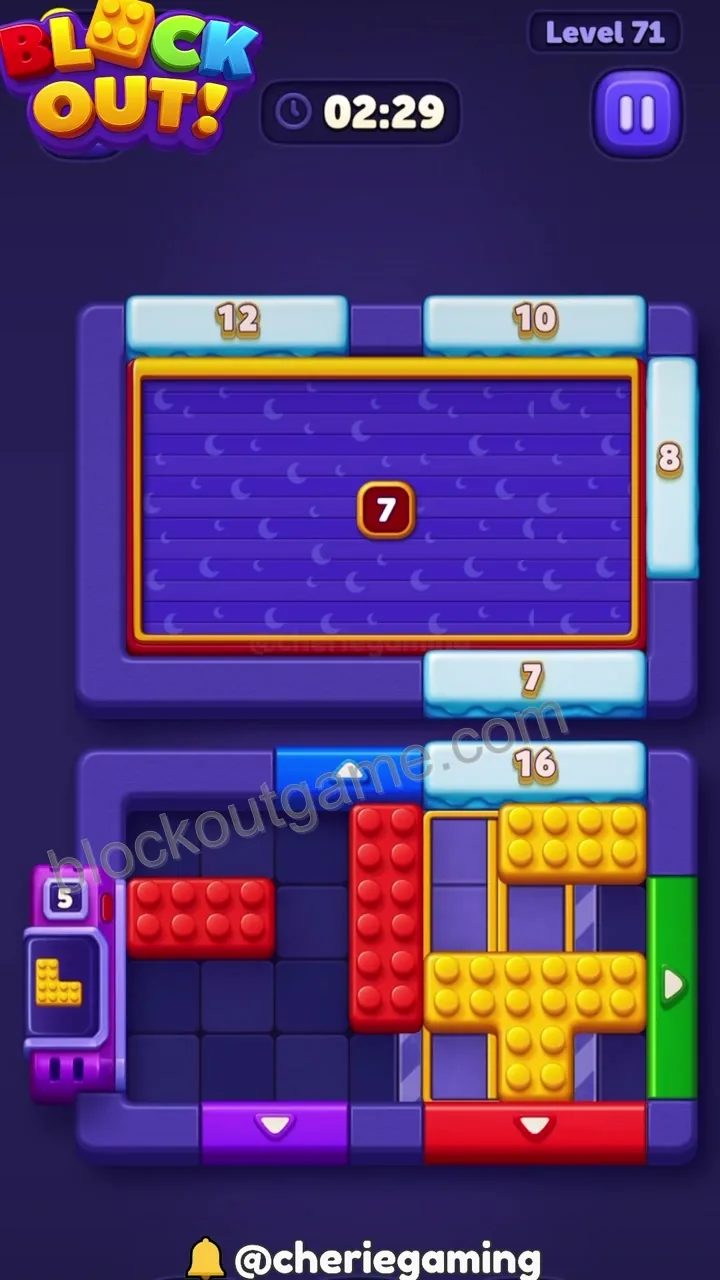Block Out Level 71 step 6