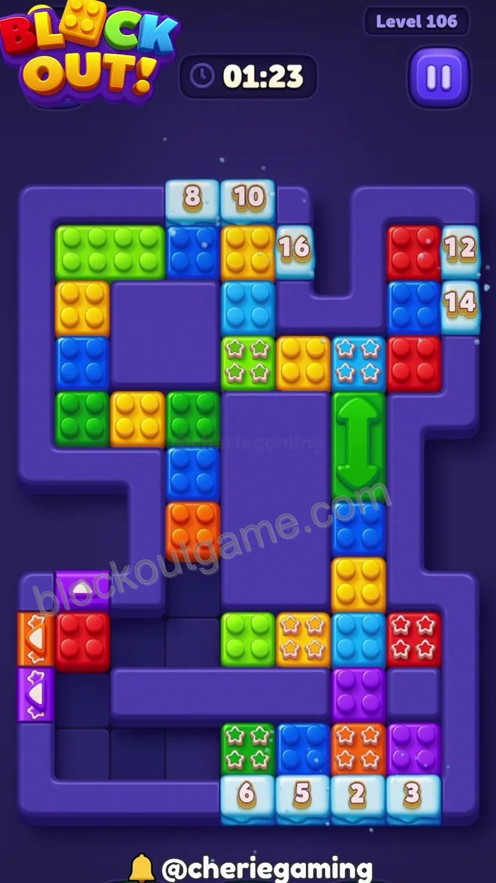 Block Out Level 106 step 3