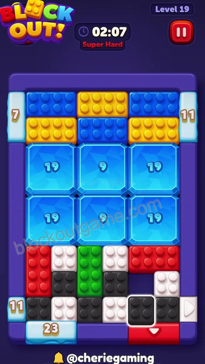 Block Out Level 19 step 2