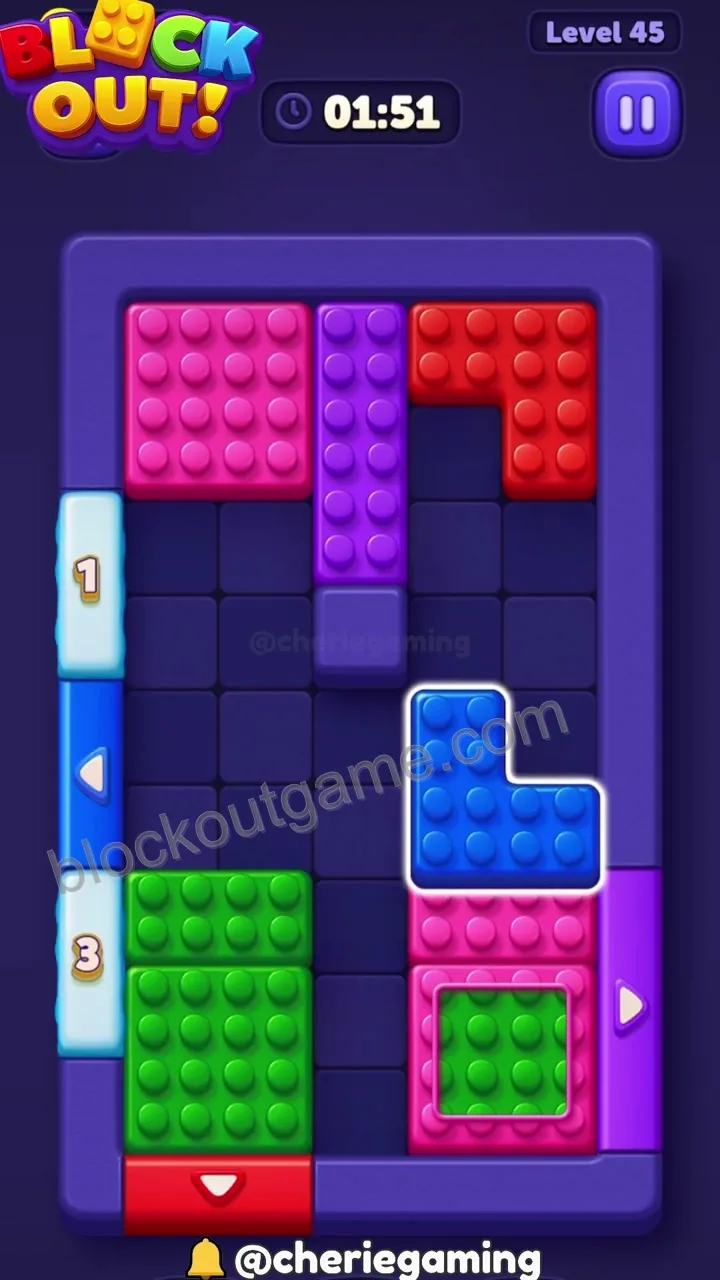 Block Out Level 45 step 7