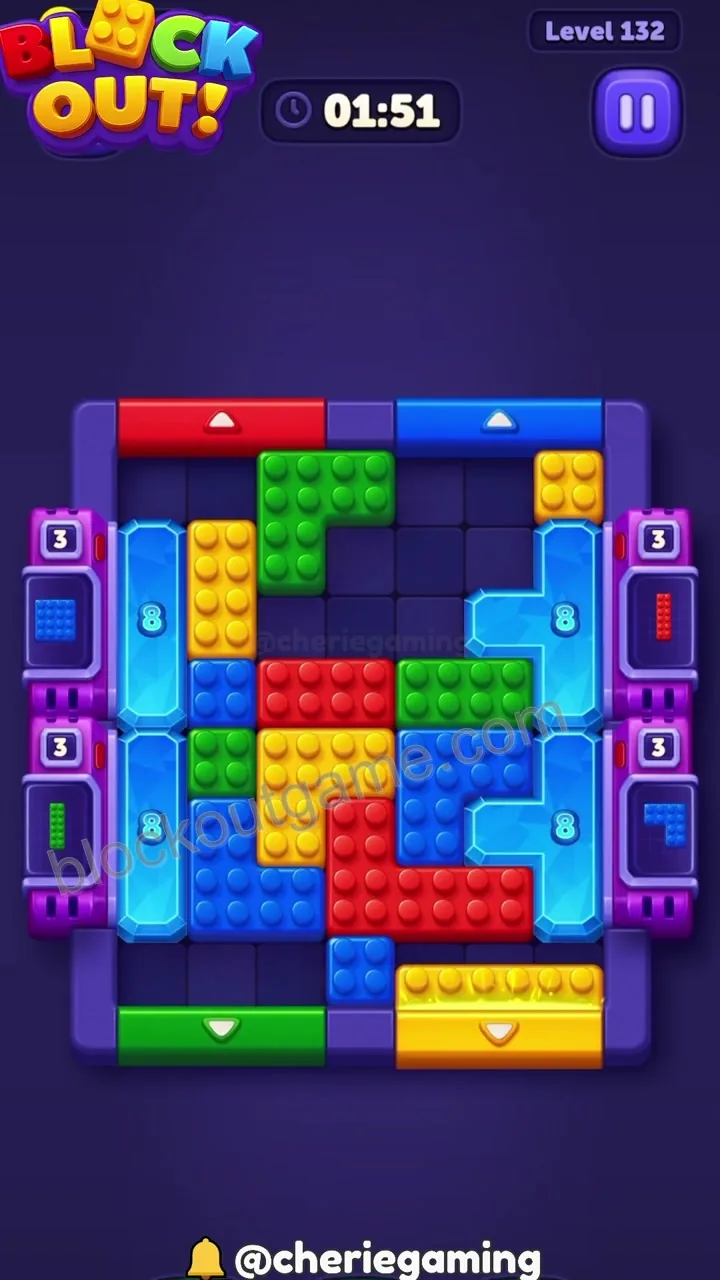 Block Out Level 132 step 5