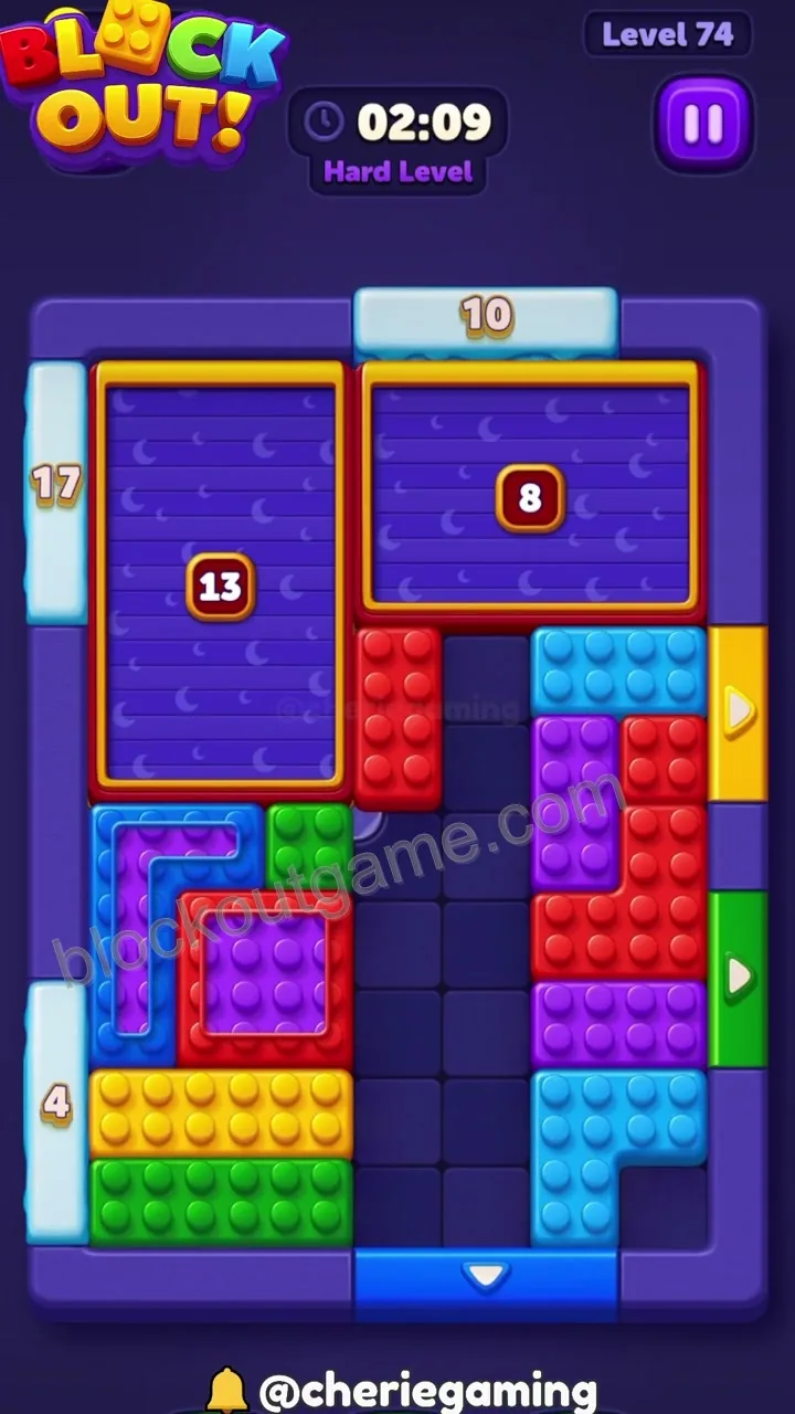 Block Out Level 74 step 7