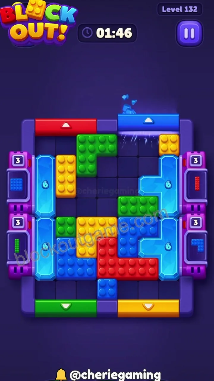 Block Out Level 132 step 6