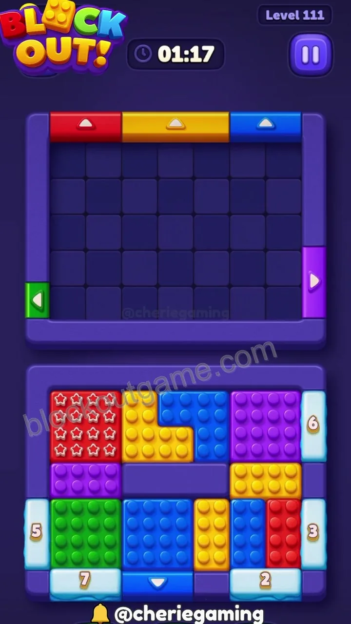 Block Out Level 111 step 7