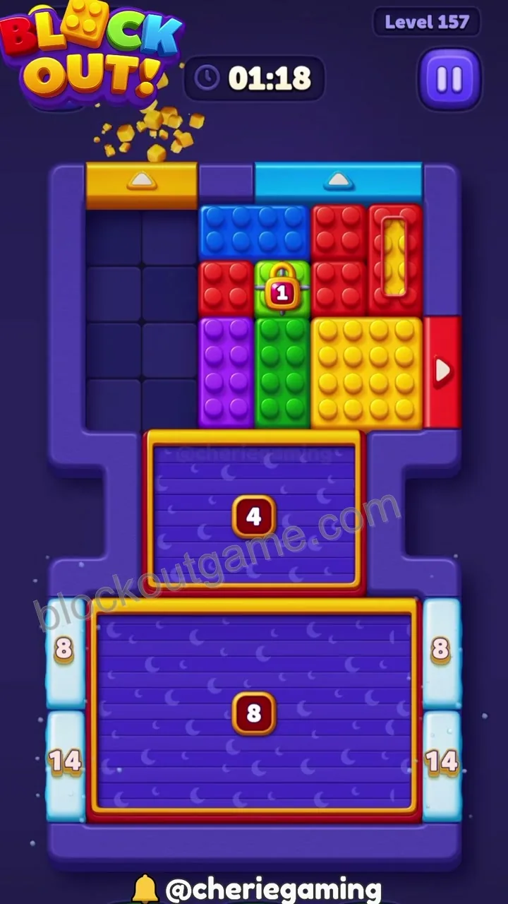 Block Out Level 157 step 4
