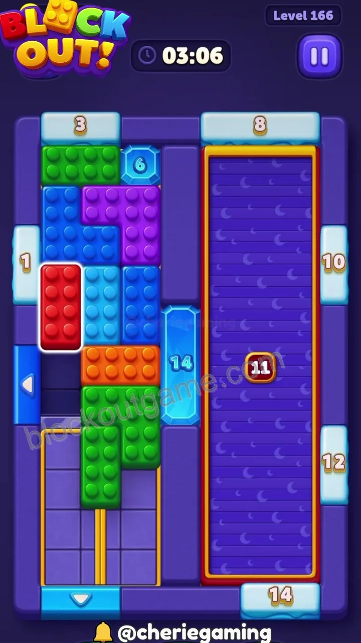 Block Out Level 166 step 4