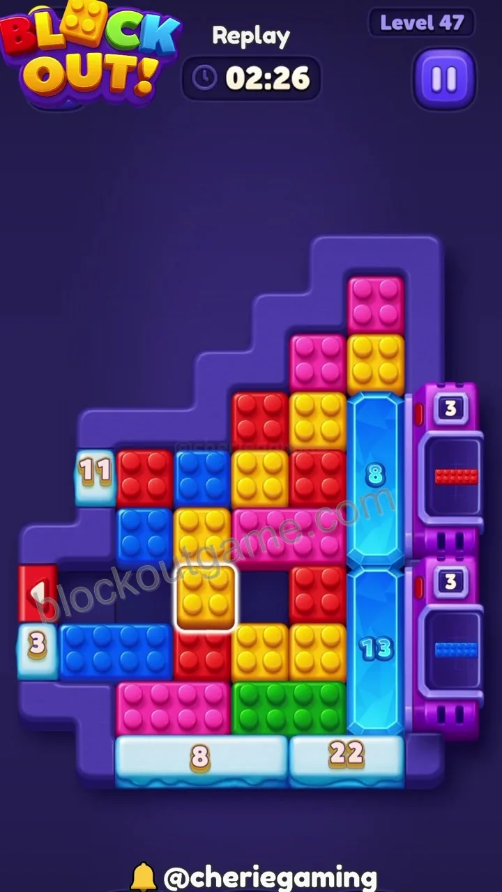 Block Out Level 47 step 7