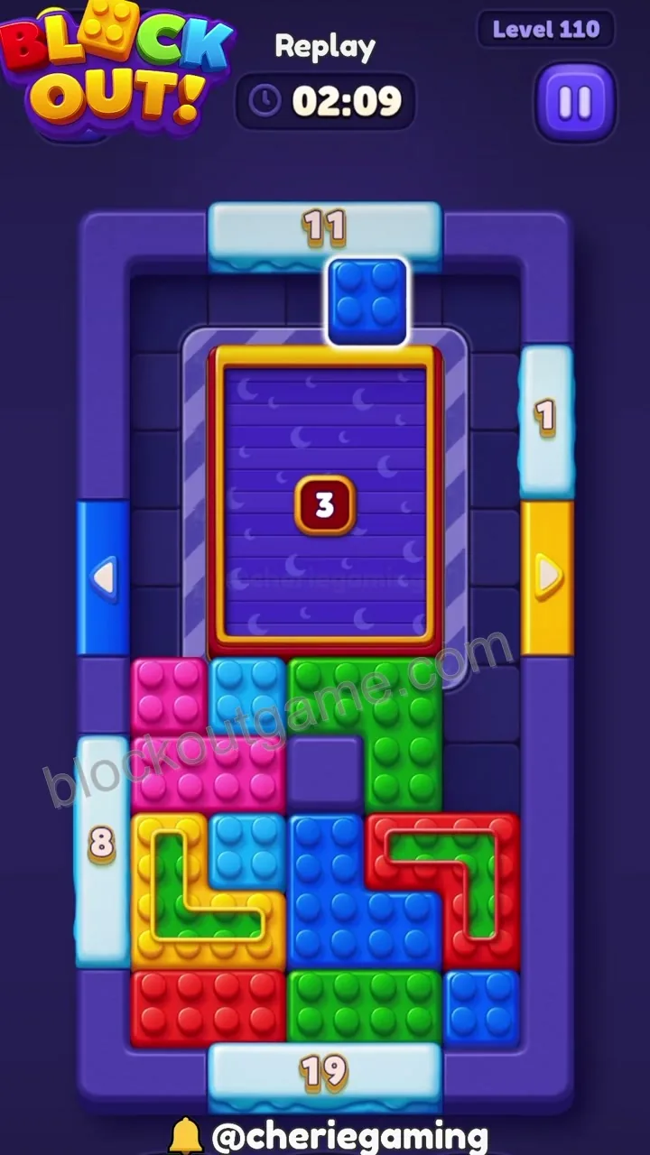 Block Out Level 110 step 7