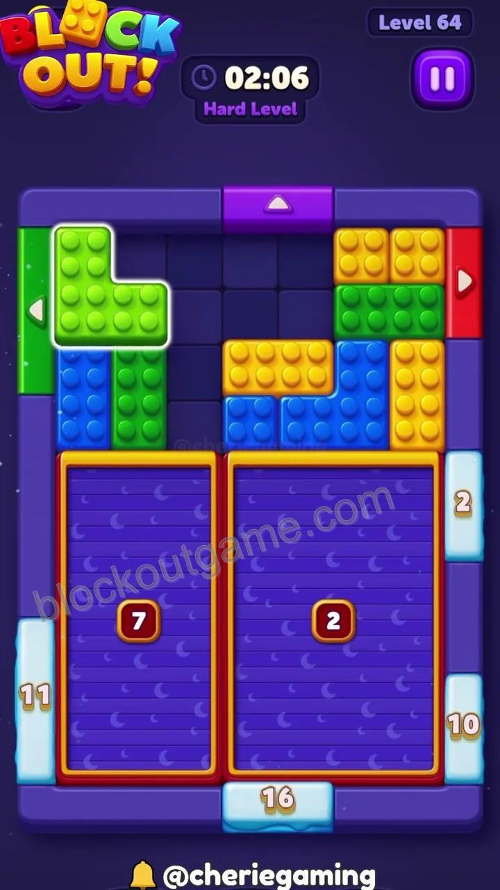 Block Out Level 64 step 6