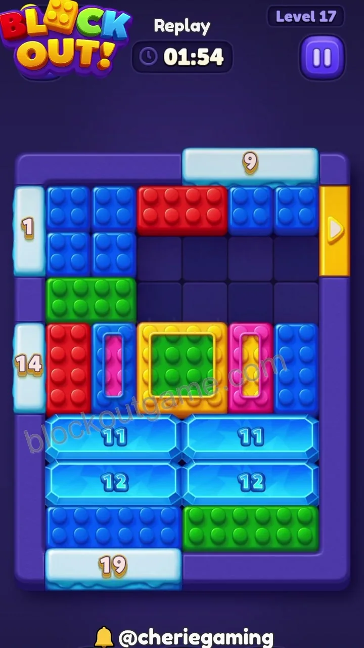 Block Out Level 17 step 7