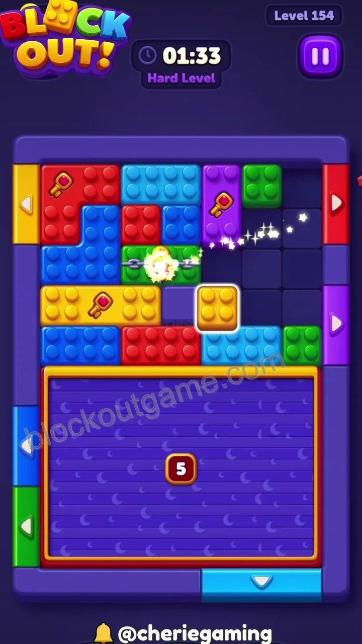 Block Out Level 154 step 3