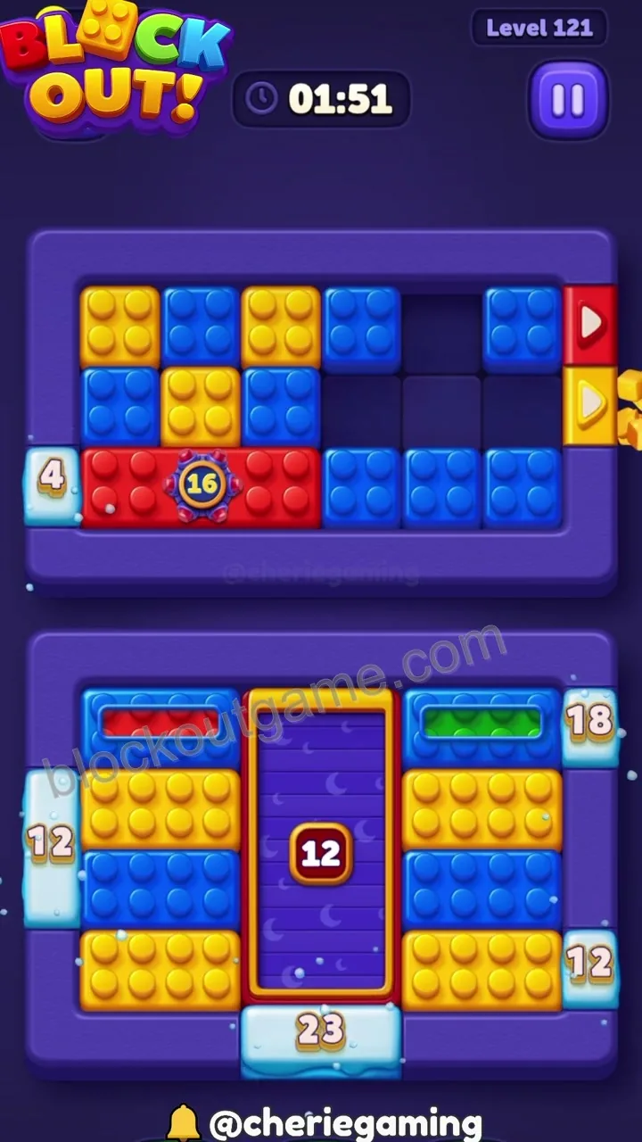 Block Out Level 121 step 3