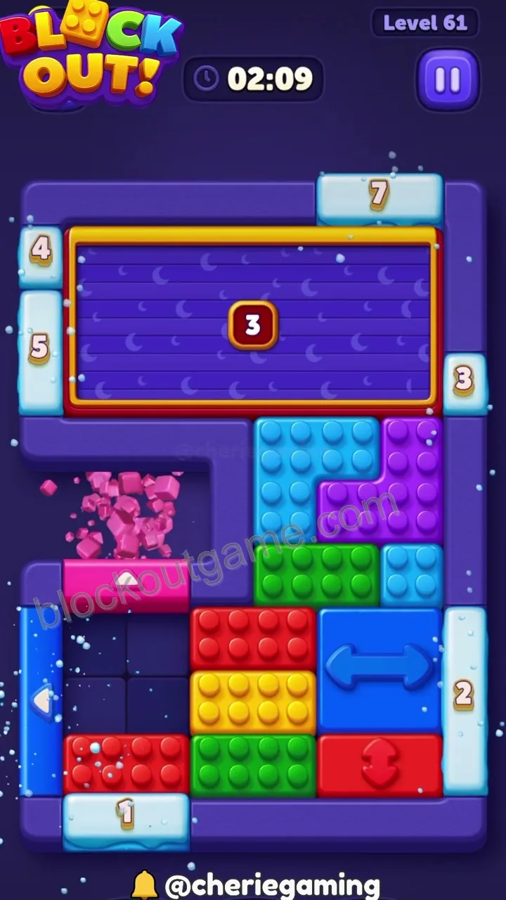 Block Out Level 61 step 2