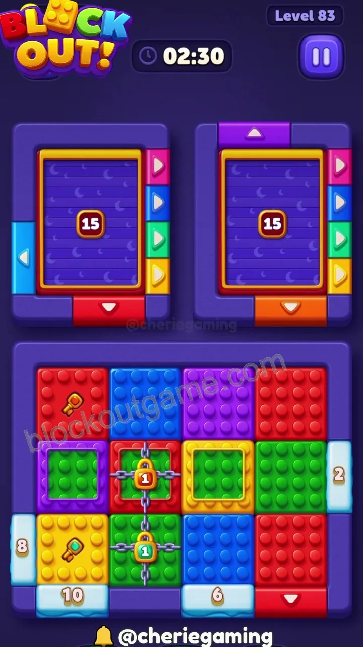 Block Out Level 83 step 1