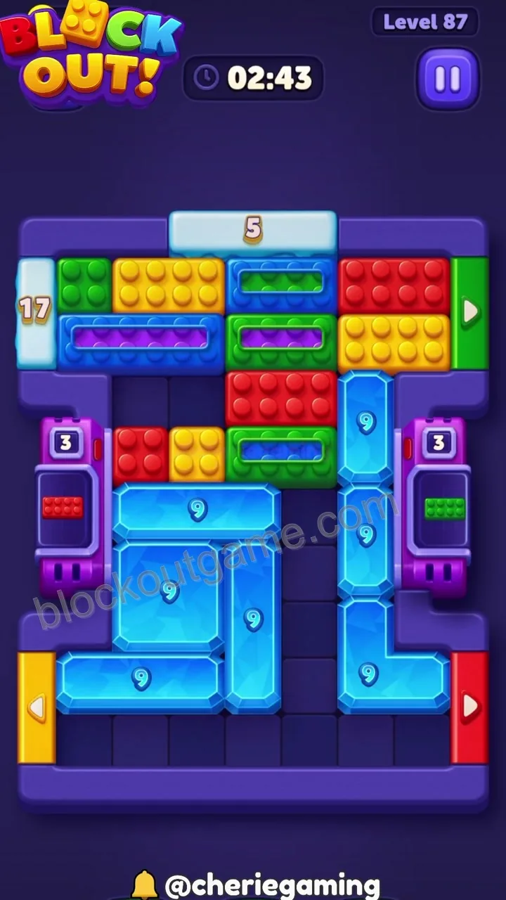 Block Out Level 87 step 2