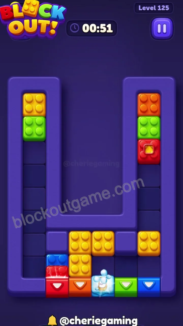 Block Out Level 125 step 7
