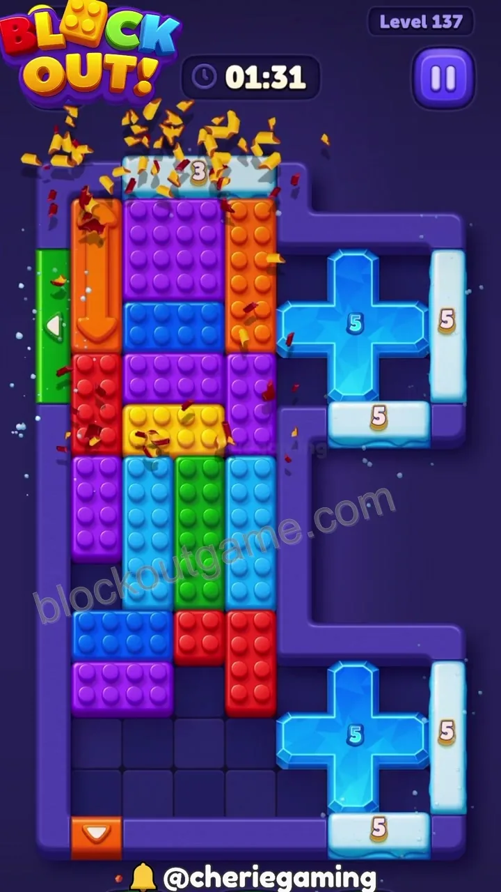 Block Out Level 137 step 4