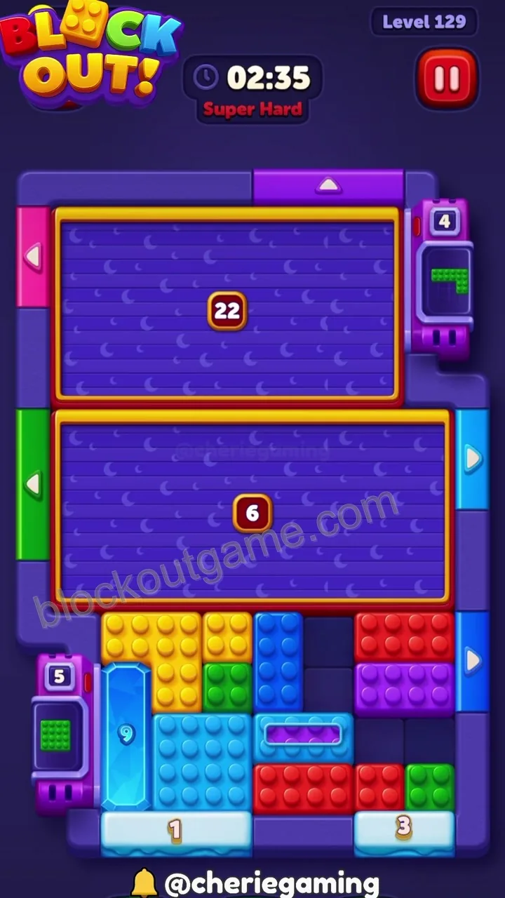 Block Out Level 129 step 3
