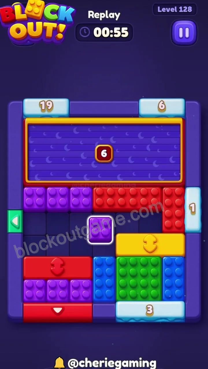 Block Out Level 128 step 7