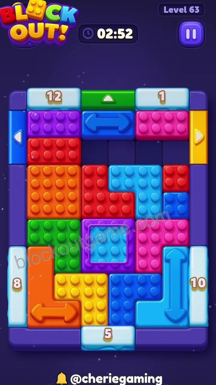 Block Out Level 63 step 3