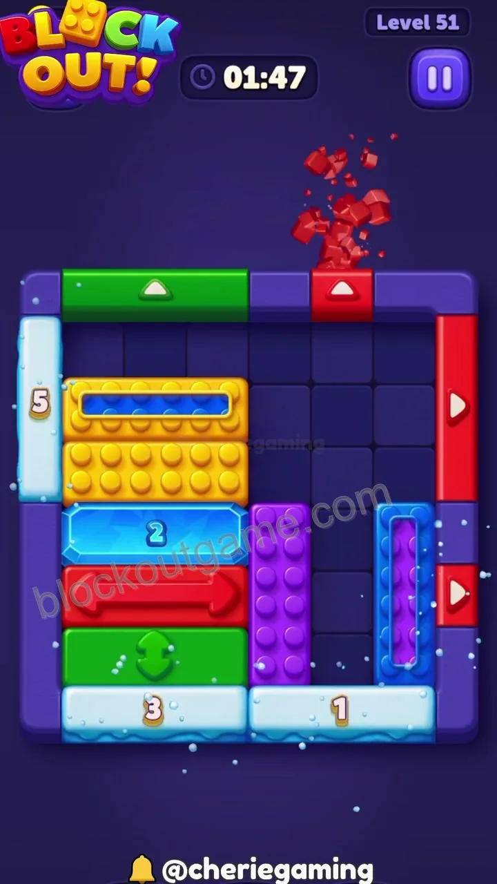 Block Out Level 51 step 3