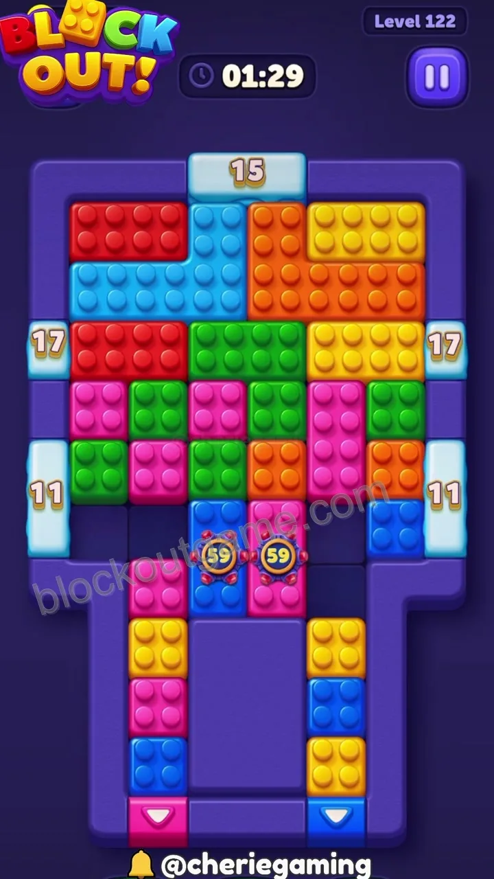 Block Out Level 122 step 2