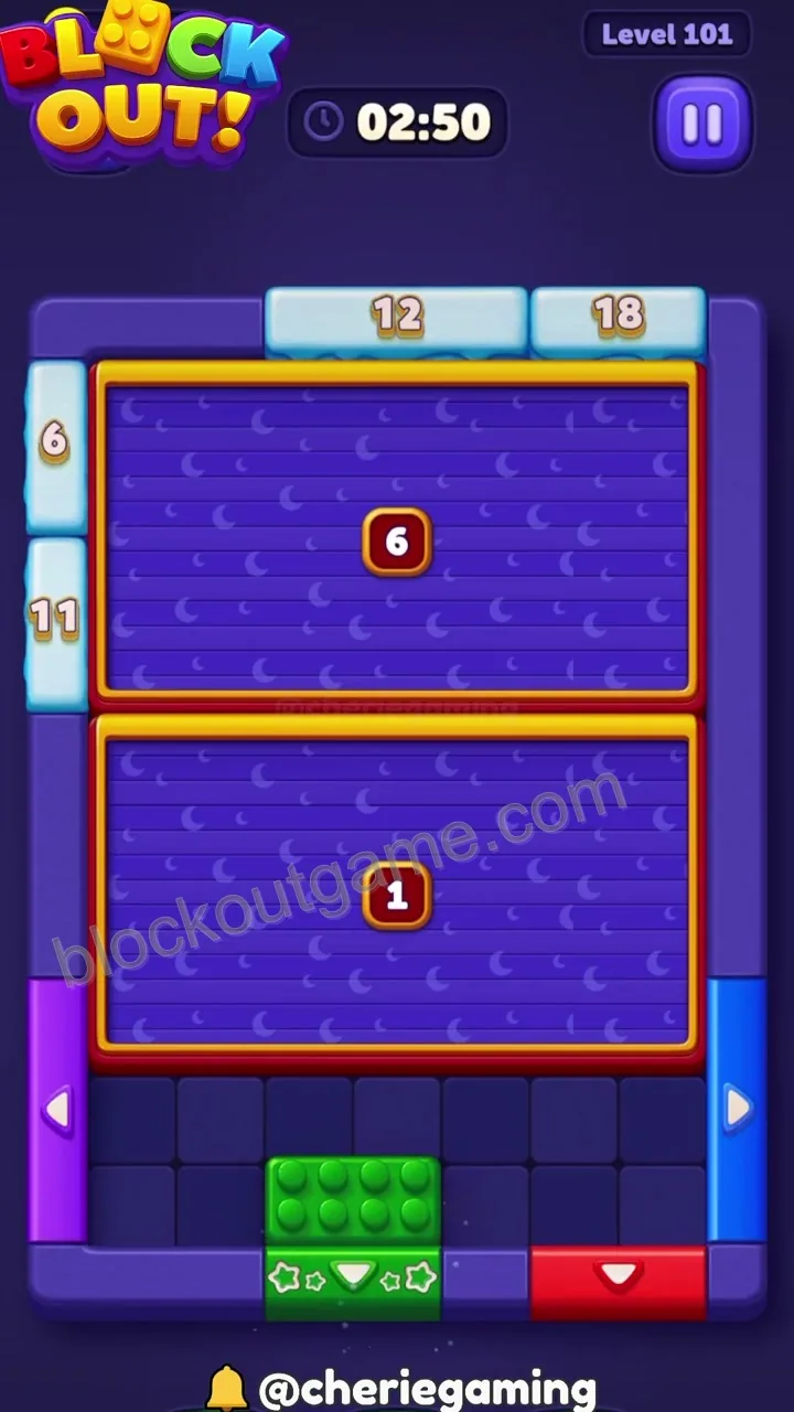 Block Out Level 101 step 4