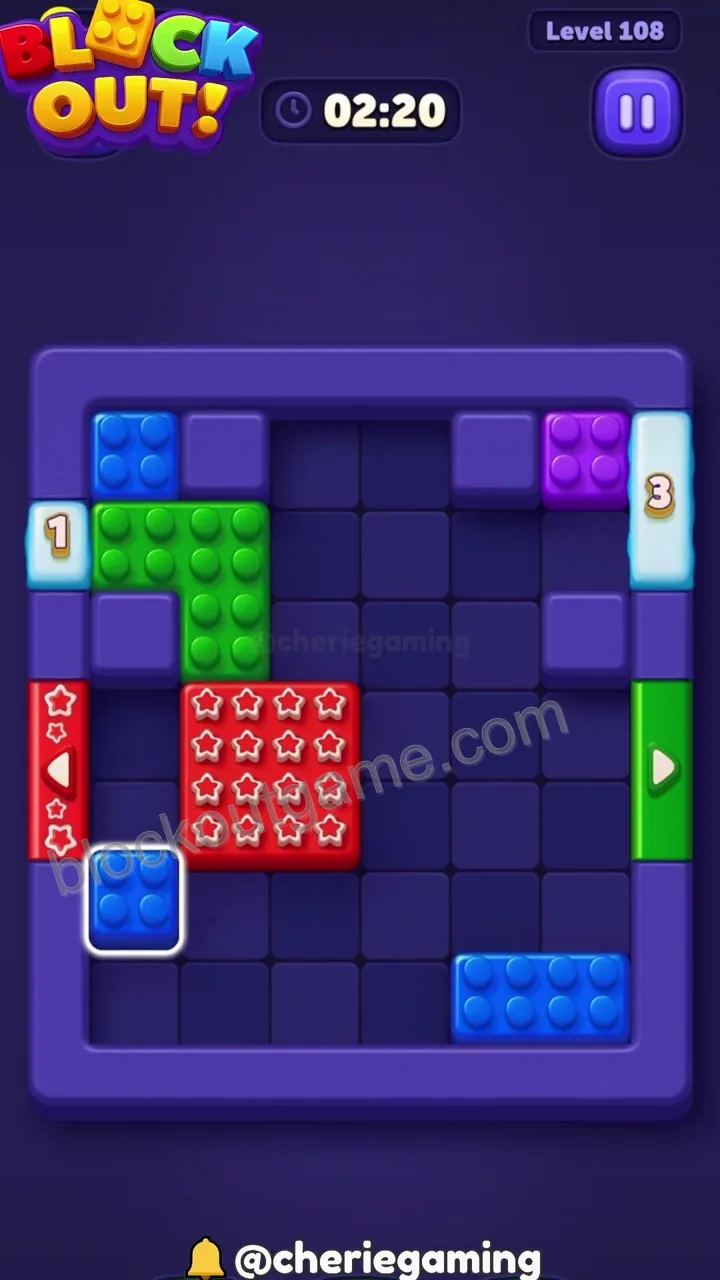 Block Out Level 108 step 7
