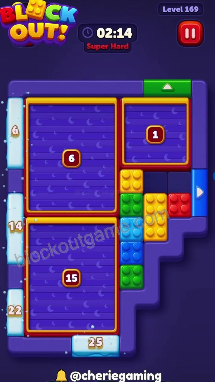 Block Out Level 169 step 2