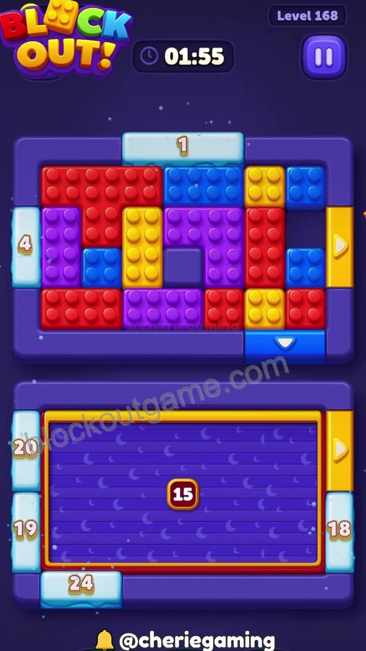 Block Out Level 168 step 2