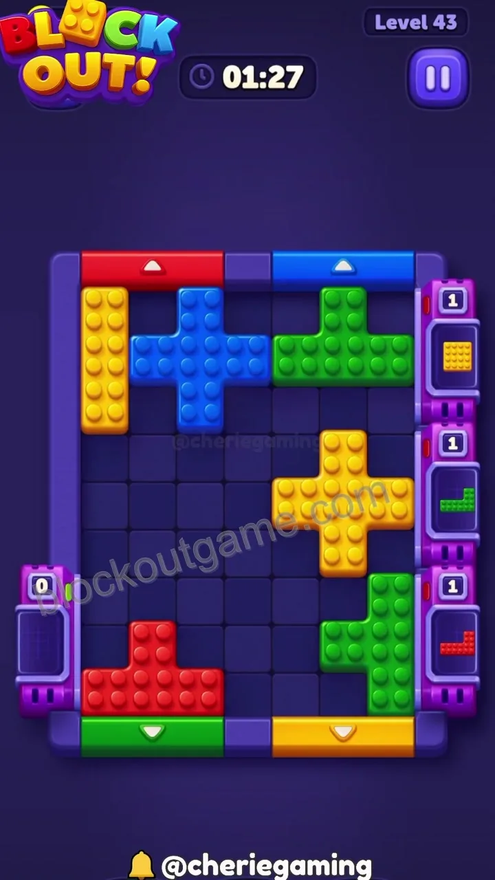 Block Out Level 43 step 3