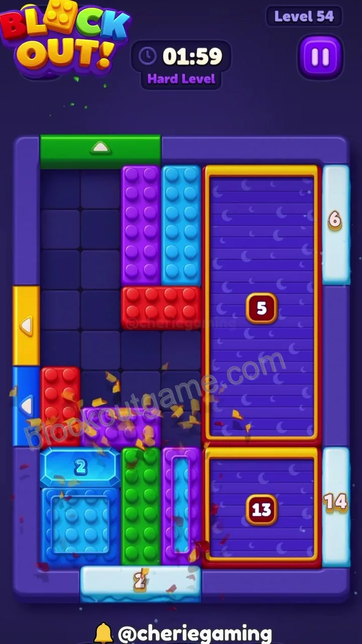 Block Out Level 54 step 7