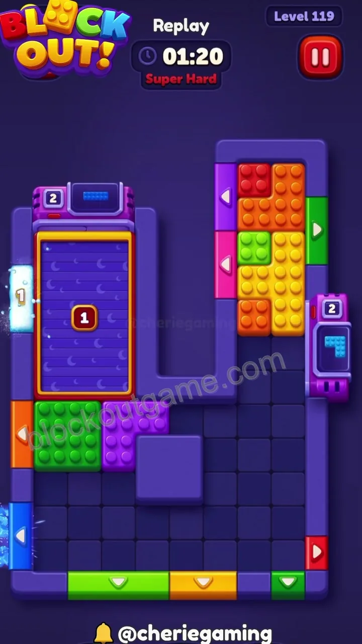 Block Out Level 119 step 7
