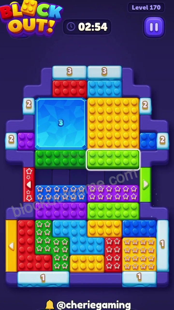 Block Out Level 170 step 3