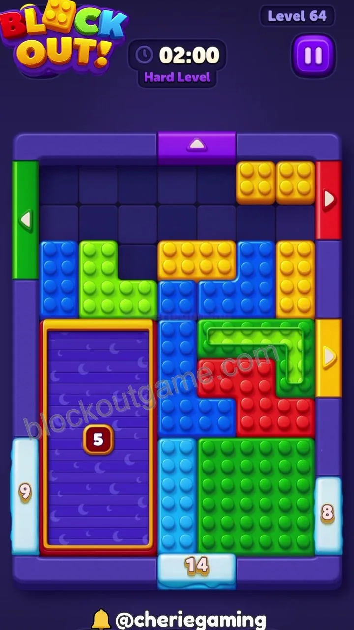 Block Out Level 64 step 7