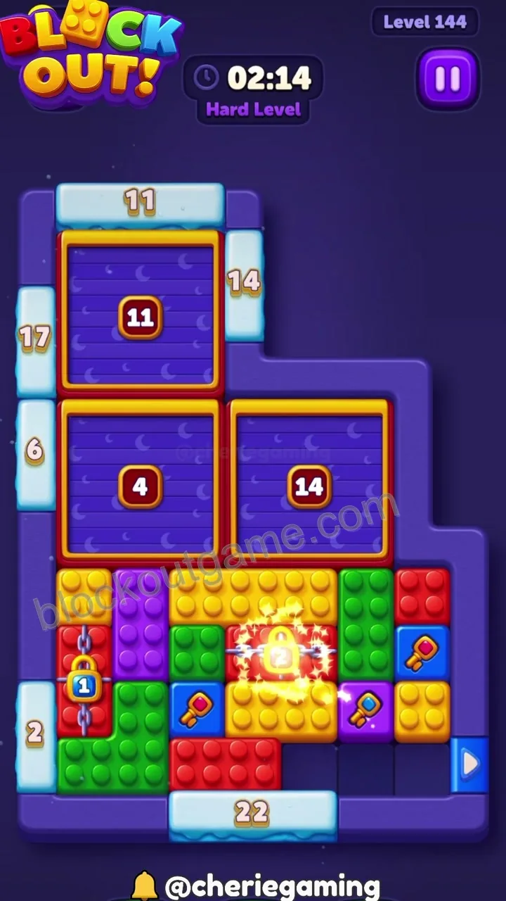 Block Out Level 144 step 2