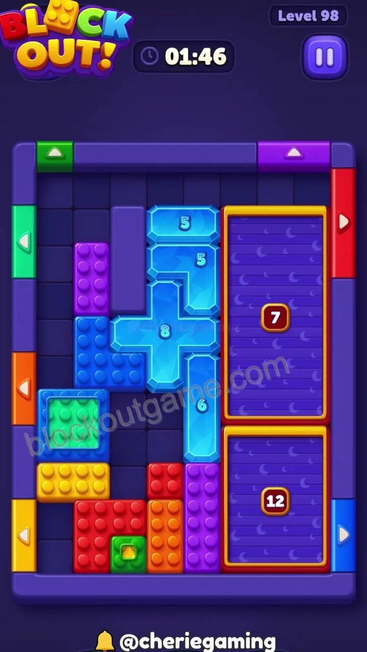 Block Out Level 98 step 3