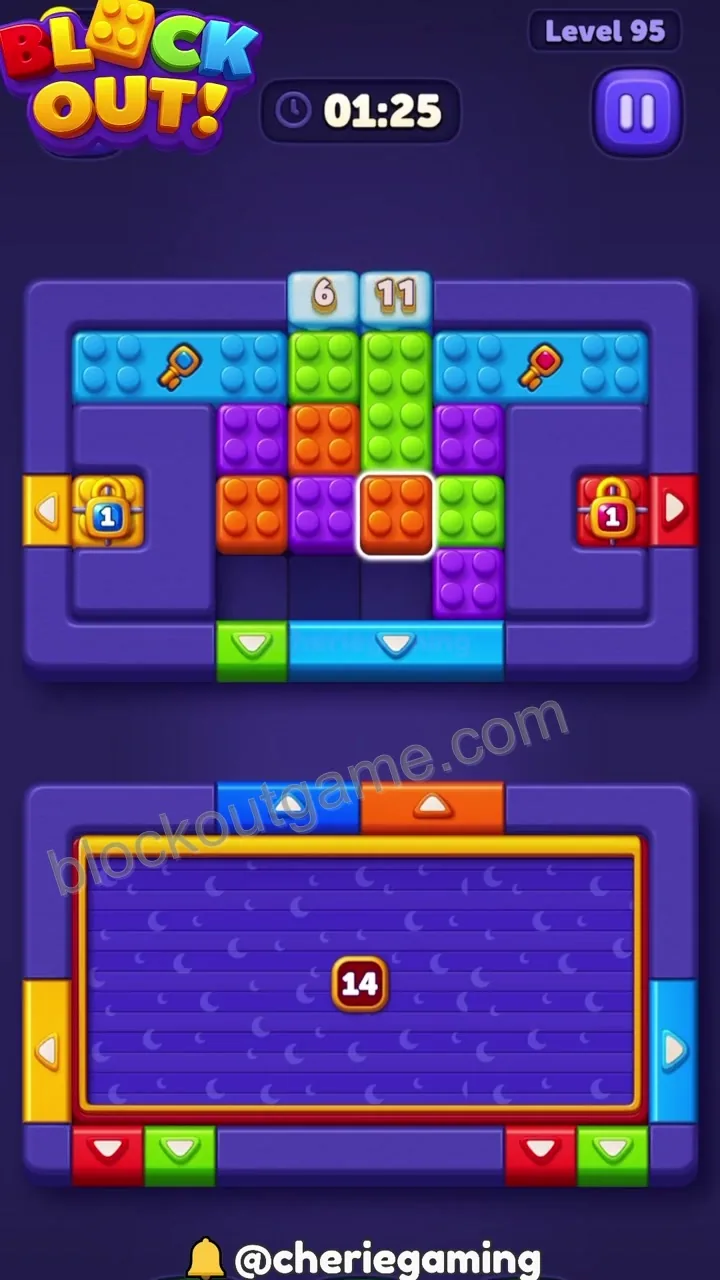 Block Out Level 95 step 3