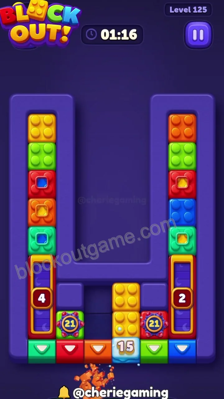 Block Out Level 125 step 3