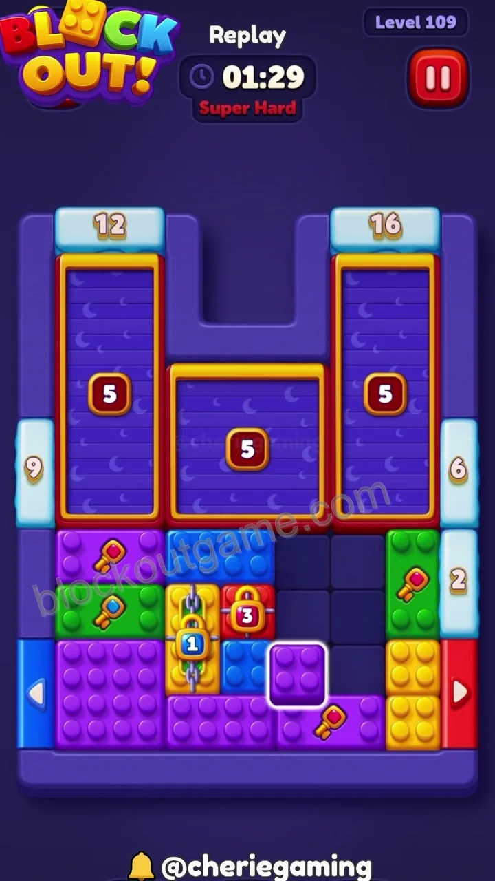 Block Out Level 109 step 7