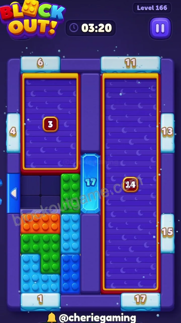Block Out Level 166 step 2