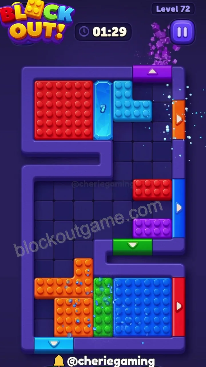 Block Out Level 72 step 6