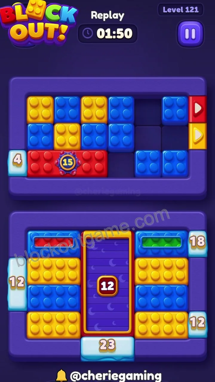 Block Out Level 121 step 6