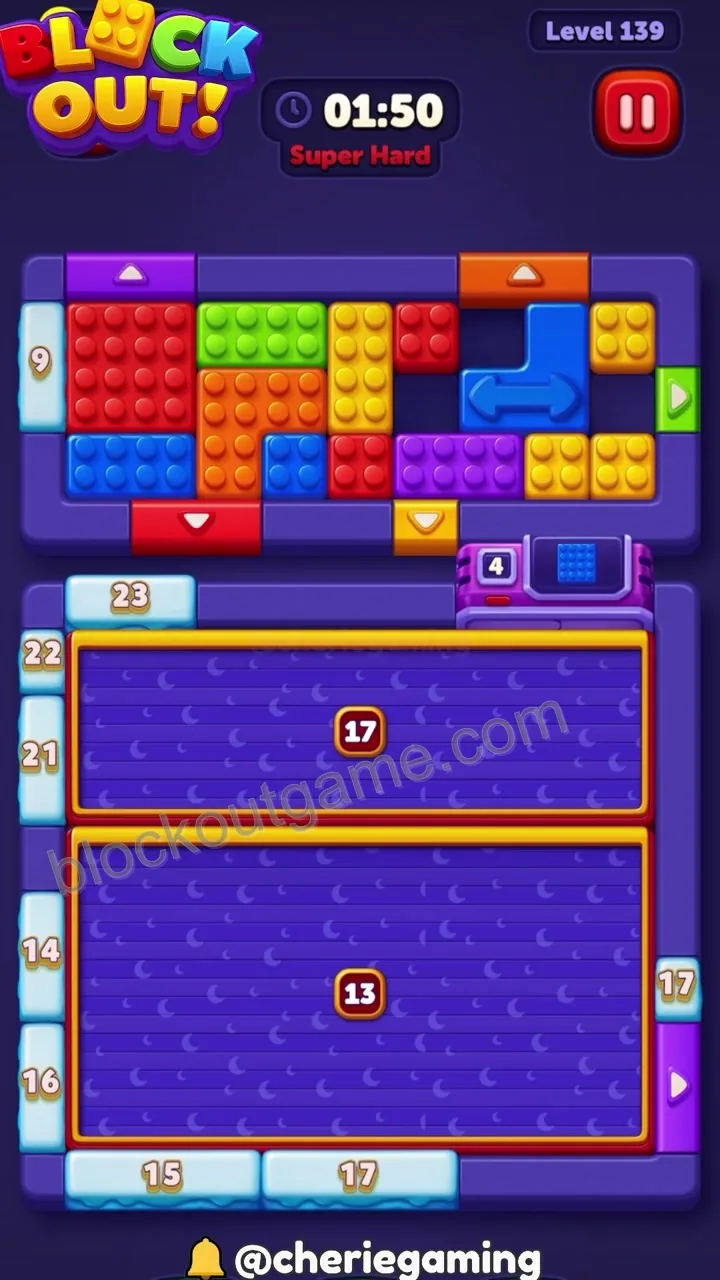 Block Out Level 139 step 2