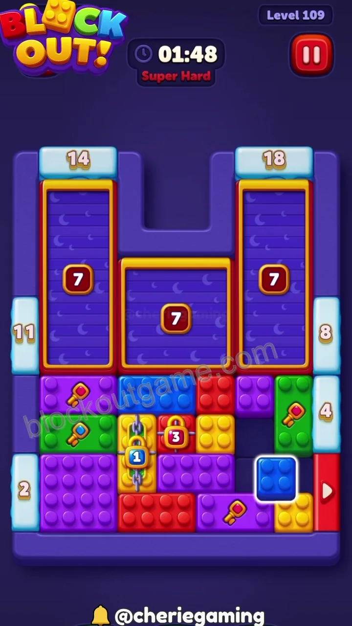 Block Out Level 109 step 2
