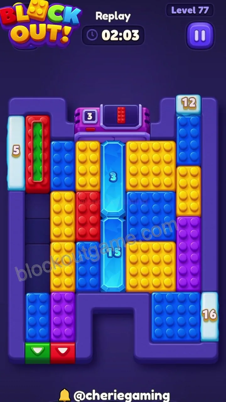 Block Out Level 77 step 7