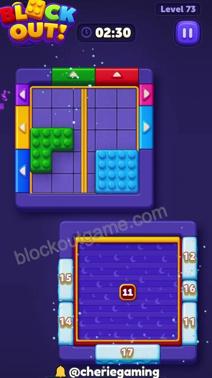 Block Out Level 73 step 6