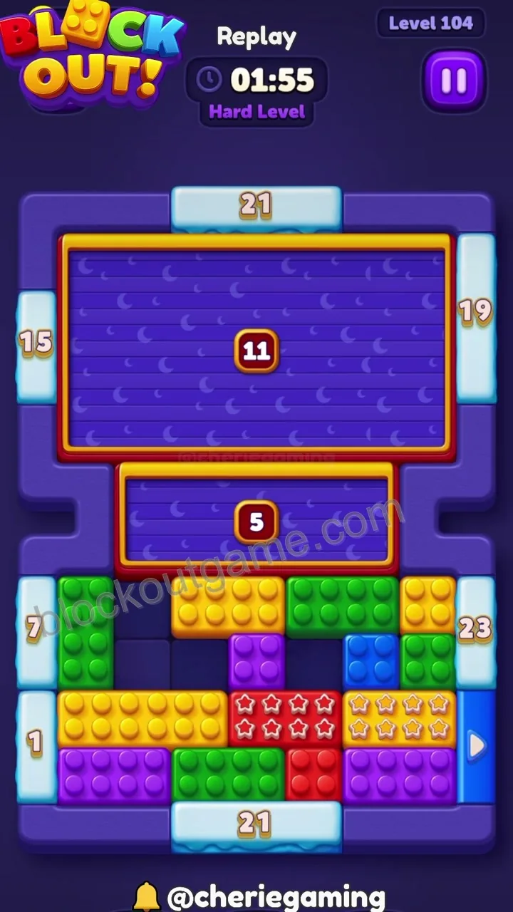 Block Out Level 104 step 7