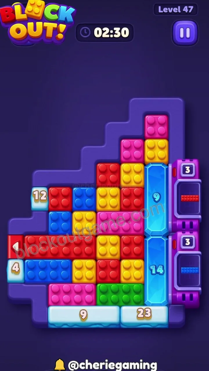 Block Out Level 47 walkthrough preview