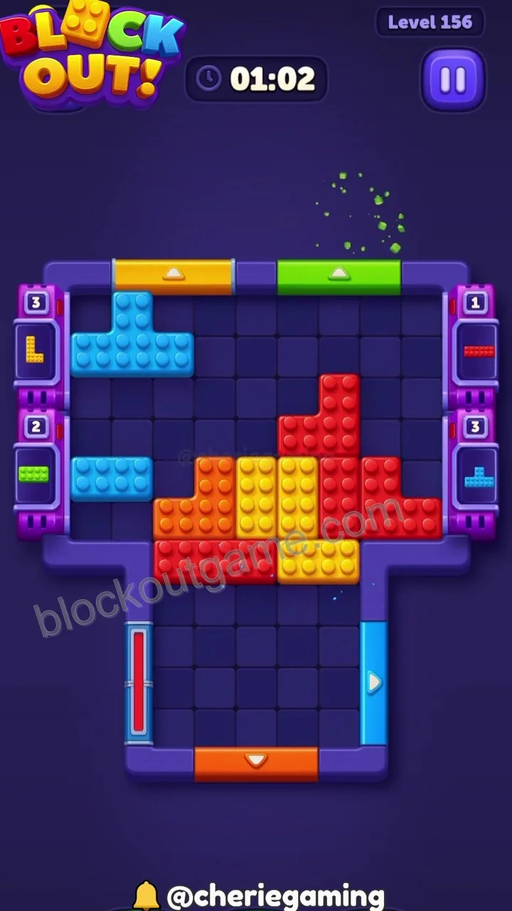Block Out Level 156 step 3